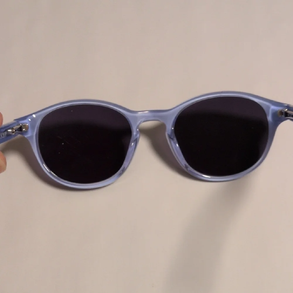 Zenni Blue Prescription‎ Sunglasses with Light Blue Tips